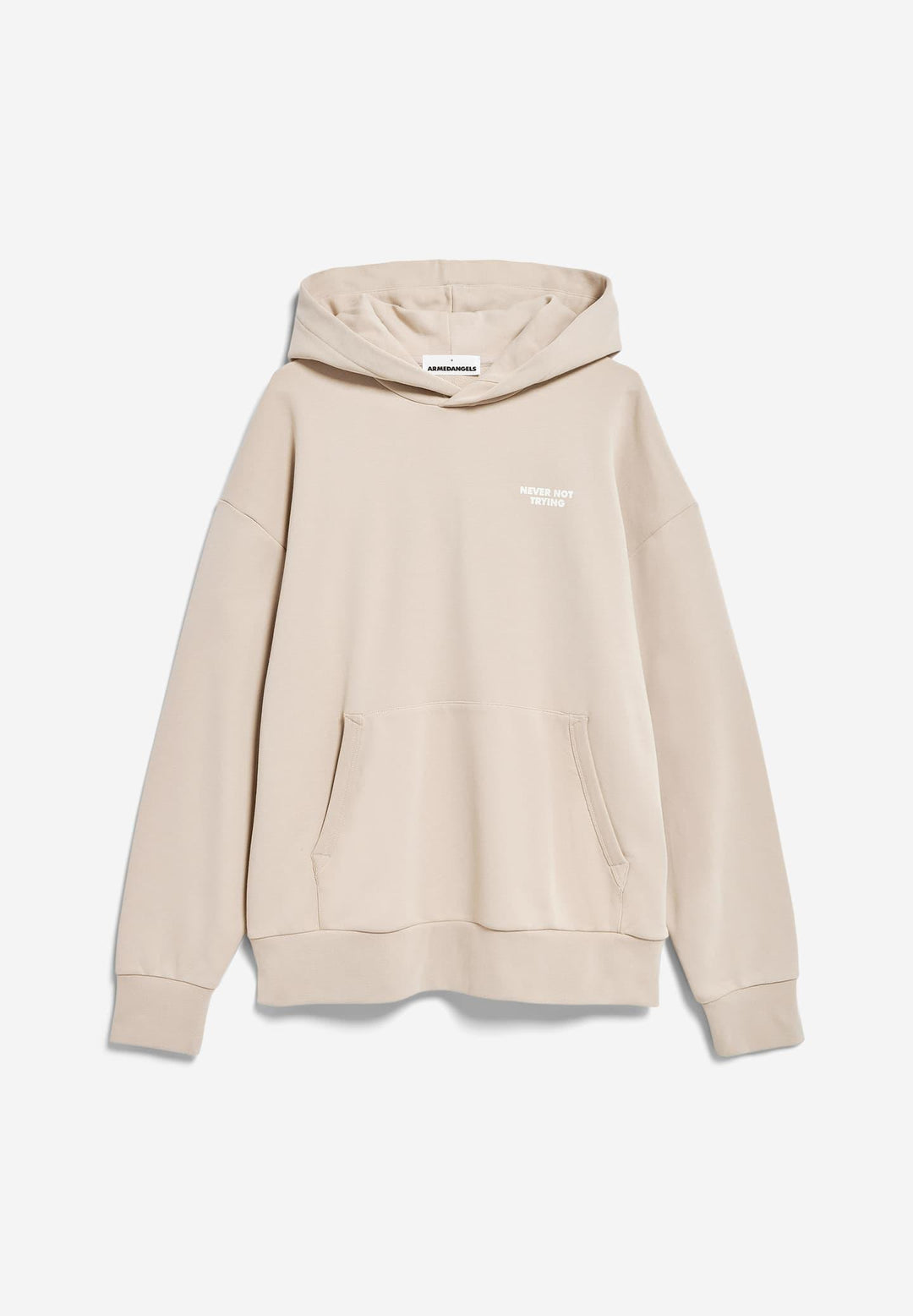 Hoodie EMAAL QUOTE Sand Stone