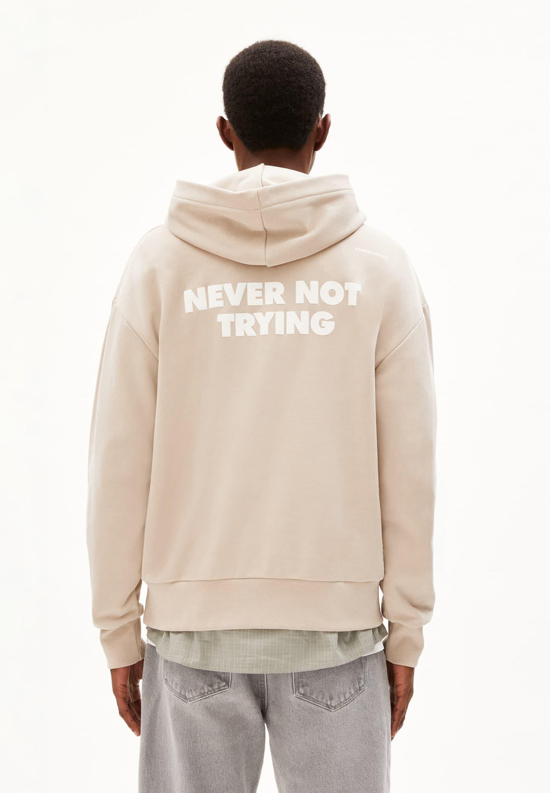 Hoodie EMAAL QUOTE Sand Stone