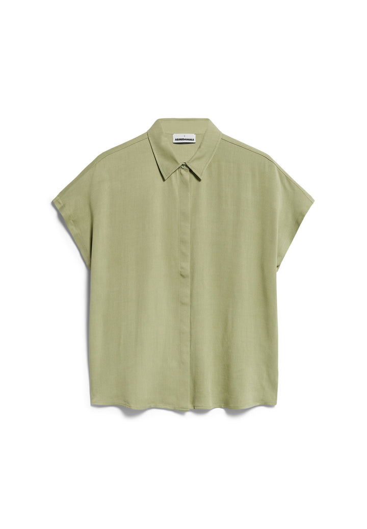 Bluse LARISAANA Relaxed Fit Light Matcha Armedangels