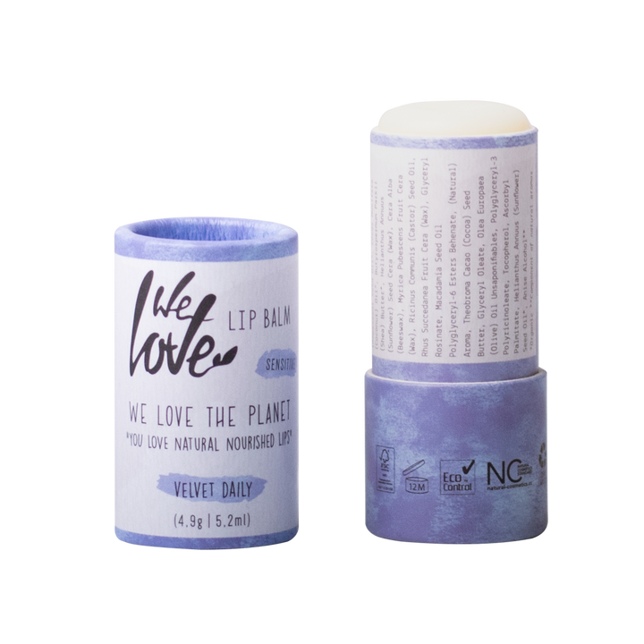 Lip Balm Velvet Daily von We Love The Planet offen