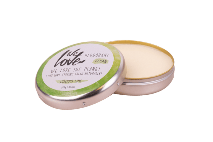 Natürliche Deocreme Luscious Lime von We Love The Planet offen