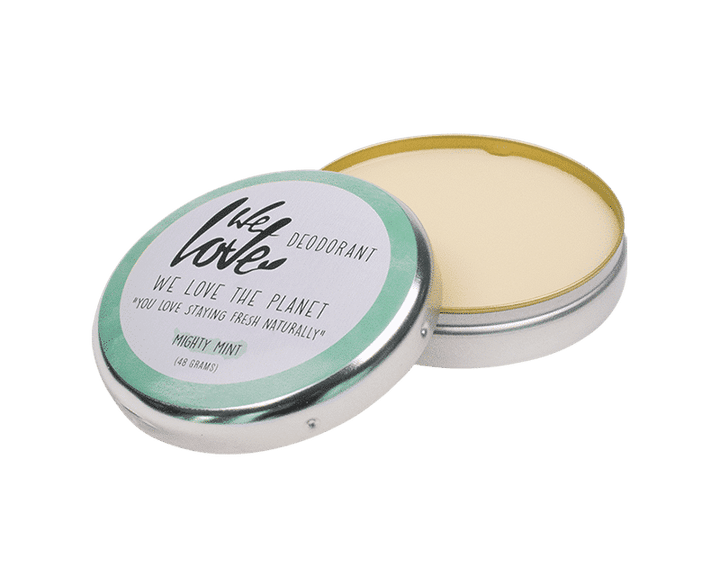 Natürliche Deocreme Mighty Mint von We Love The Planet offen