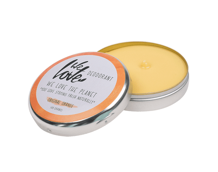 Natürliche Deocreme Original Orange von We Love The Planet offen