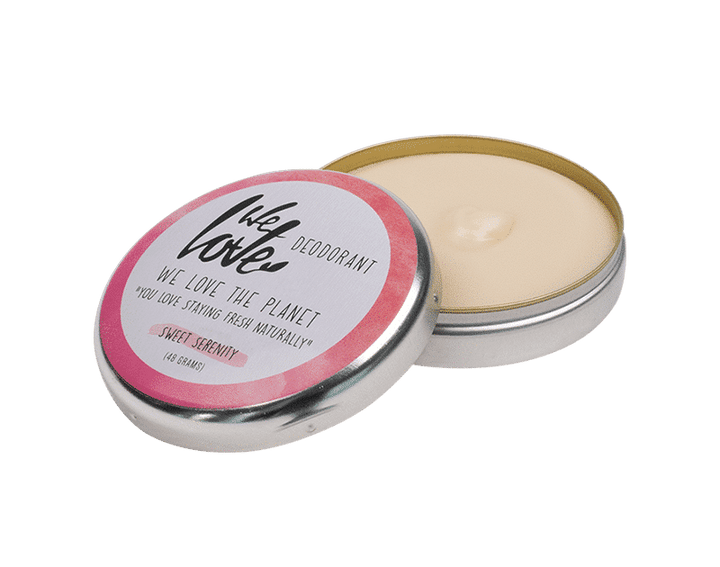 Natürliche Deocreme Sweet Serenity von We Love The Planet offen