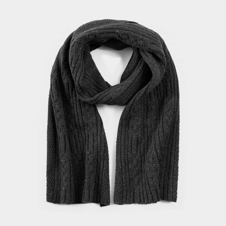 Scarf Backen Dark Grey Melange Dedicated