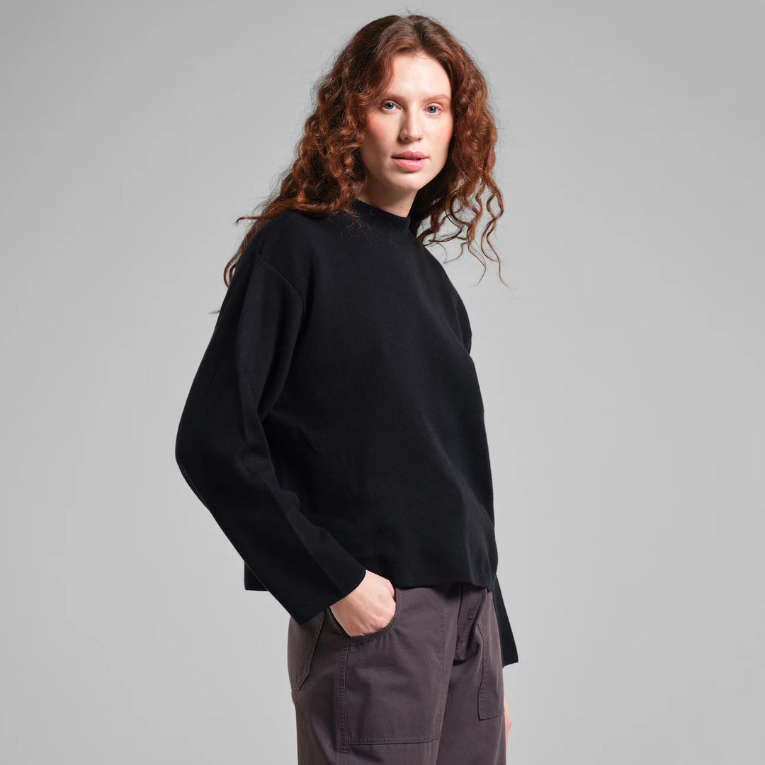 Sweater Limhamn Base Black Dedicated Model 2