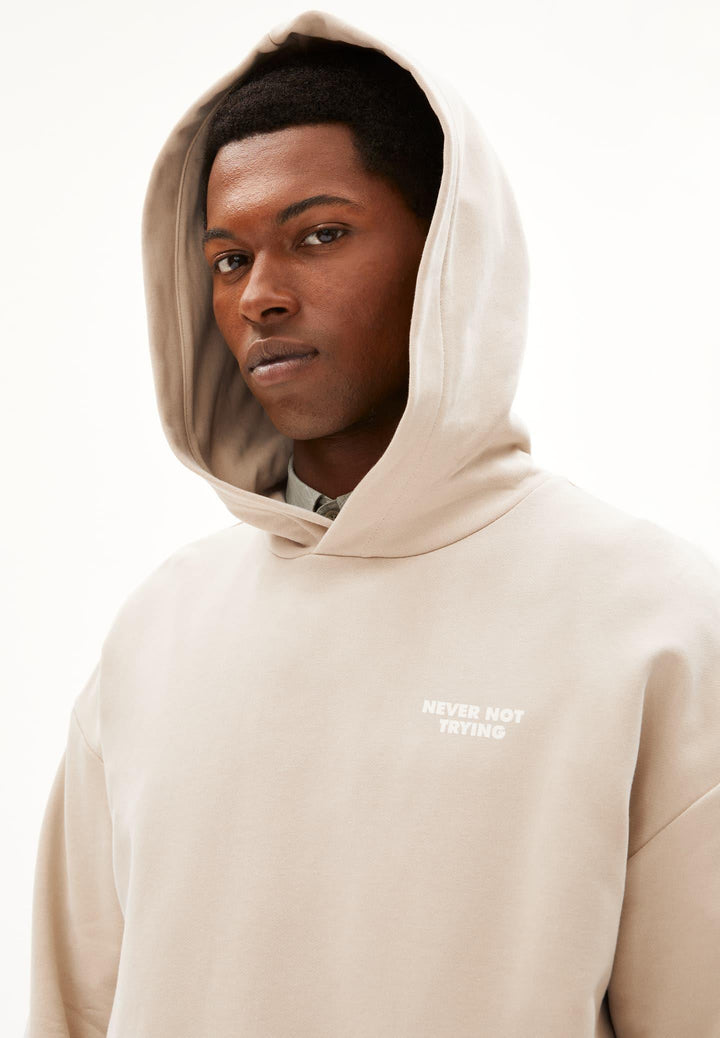 Hoodie EMAAL QUOTE Sand Stone